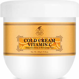 Khadi Ark Vitamin C Cold Cream for Nourishing & Glowing Skin |Non-Greasy Winter Cream