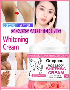 ONE PEAU Face & Body Whitening Cream – 3 Days Brightening with Collagen & Milk Extracts