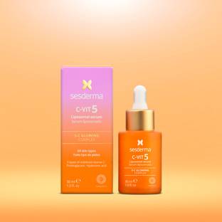 sesderma C-VIT5 Vitamins Liposomal Serum | Hydrated and Radiant Skin | Antioxidant Serum