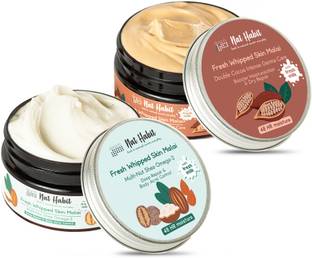 Nat Habit Multi Nut & Double Cocoa Skin Malai For Dry Skin, Body Acne & 48 HR Moisture