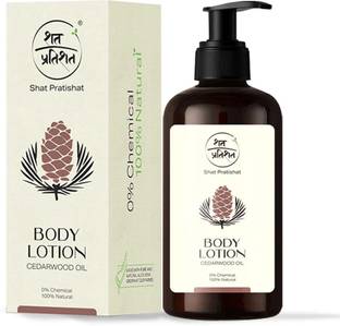 shat pratishat 100% Natural Body Lotion Cedarwood