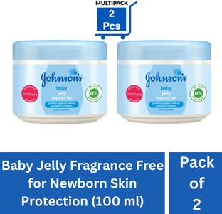 JOHNSON'S Baby Jelly 100ml (Pack of 2) Protects Newborn Skin