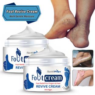 smartdrops Foot Cream Revive | Soft Texture | Non-Sticky & Refreshing Formula