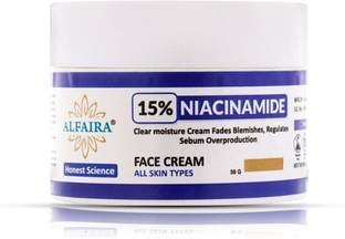 Alfaira 15% Niacinamide Clear Moisture Cream Fades Blemishes Sebum for all skin