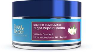 Blue Nectar Kumkumadi Night Face cream for Glowing and Hydrating Skin