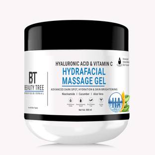 DERMORA Vitamin C + Hyluronic Acid Hydra facial Massage Gel For Anti Aging skin