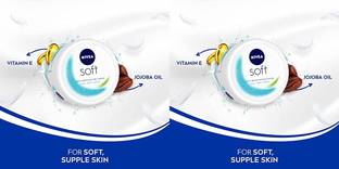 NIVEA LIGHT MOISTURISING CREAM SOFT 300 GM X PACK OF 2
