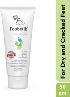 Fixderma Foobetik Cream, Foot Cream for Dry & Cracked Feet, Moisturizes & Repair Feet