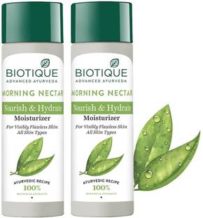 BIOTIQUE Morning Nectar Skin Moisturizer (120 ml) Pack 2