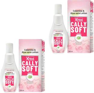 Spa ruca XHEAL CALLY SOFT LOTION WITH ALOEVERA ABSORBS EXCESS OIL PACK OF 100ml x 2