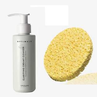Oriflame Sweden optimals clarifying creamy cleanser & cleansing pad combo set