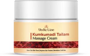 Vedic Line Kumkumadi Tailam Massage Cream Improve Skin Texture For Skin Rejuvenation,