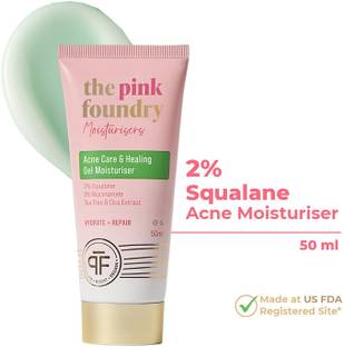 The Pink Foundry Acne Moisturiser helps Treat,Prevent Breakouts,Soothes Redness & Irritation
