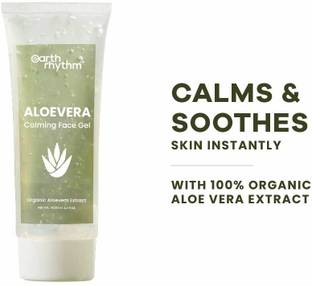 Earth Rhythm 100% Pure Aloe Vera Gel, Moisturizes & Hydrates Skin, for All Type Skin