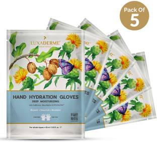 LuxaDerme Hydration Gloves,Deep Moisturizing for soft & smooth hands.Improved texture