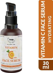 TNW - The Natural Wash Vitamin C Face Serum With Hyaluronic Acid Reduces Dark Spots, Uneven Skin Tone