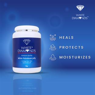 White Diamonds Petroleum Jelly – Deep Moisturizing Skin Protection | Soft & Smooth Skin