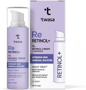 Twasa 1% Retinol Anti-ageing Night Cream with Ceramide For Wrinkles & Fine Lines