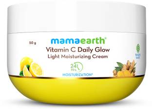 Mamaearth Vitamin C Daily Glow Light Moisturizing Cream with Vitamin-C and Turmeric