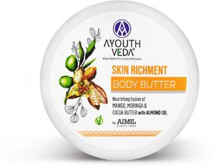 Ayouthveda Skin Richment Body Butter | Nourishing Fusion of Mango, Moringa & Cocoa Butter