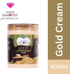 White Diamonds Gold Cream – Nourishing Glow & Deep Moisturization | Soft, Radiant Skin (900 ml)