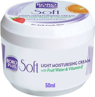 BOROPLUS BORO PLUS SOFT LIGHT MOISTURIZING CREAM FOR MOISTUTRE & NOURISH SKIN - 50ml x 1