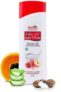 Multani Natural Fruit Body Lotion With Aloervera Juice & Papaya | Prevent Dryness -