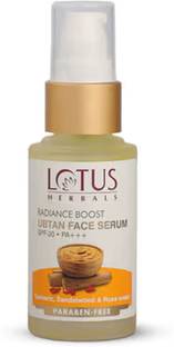 LOTUS HERBALS Radiance Boost Glow Ubtan Serum