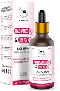 TNW - The Natural Wash 10% Niacinamide + 1% Zinc PCA Serum with Gotu Kola | For Even-toned Skin |