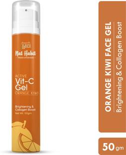 Nat Habit Vitamin C Active Face Gel Orange Kiwi For UV Protection With SunBurn Healing