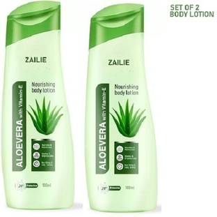 Zailie Body Lotion With Natural Skin Moisturisers, For all Skin Types (100ml.)Set Of 2