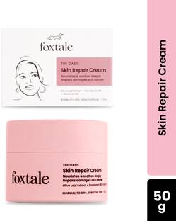 Foxtale Intense Hydrating Cream, Olive Leaf Extract & Niacinamide, Repairs Skin Barrier