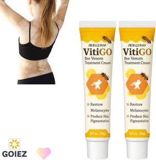 GOIEZ Vitiligo Skin Relief Cream With Bee Venom Extract – Pack Of 2