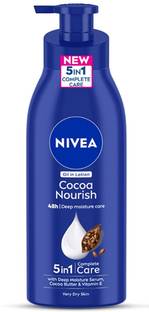 নিভিয়া Body Lotion Very Dry Skin, Coconut Oil, Cocoa Butter&Nourish, For Men & Women