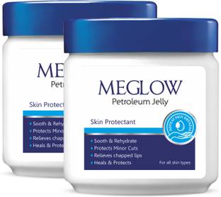 meglow Petroleum Jelly for Cracked Heels Chapped Lips & Dry Elbows Nourish Your Skin