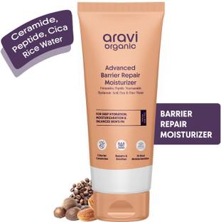 Aravi Organic Advanced Barrier Repair Moisturizer With Ceramide & Peptide - For Deep Hydration