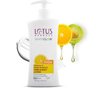 LOTUS HERBALS WhiteGlow Vitamin C Deep Moisture Hand & Body Lotion