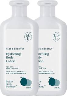 BBB - Better Body Bombay Body Lotion Combo | Aloe Vera & Coconut (Set of 2)