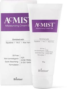 Brinton AcMist Moisturizing Cream Gel for Acne Prone & Oily Skin 50g