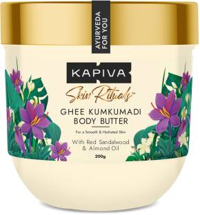 Kapiva Ghee Kumkumadi Body Butter | 100 times Washed Ghee For 24 Hours Moisturization