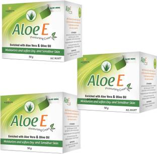 NG MART NG NEW ALOE - E ALOEVERA MOISTURIZING CREAM PACK OF - 3