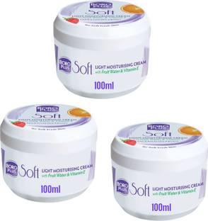 BOROPLUS BORO PLUS SOFT LIGHT MOISTURIZING CREAM FOR SMOOTHING & NOURISH SKIN - 100ml x 3