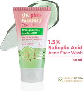 The Pink Foundry Acne Face Wash with 1.5% Salicylic Acid |Treats & Prevents Acne Breakout