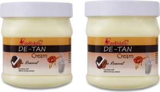 feelhigh De-tan -Tan removal cream enriched with Milk & honey- pack2