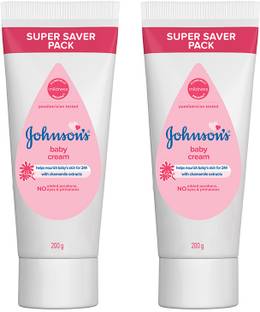 JOHNSON'S Baby Cream, protects from dryness, pH Balanced, paraben-free, 400gm
