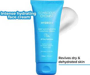 Conscious Chemist Hyaluronic Acid Moisturizer with Ceramides | Hydrates Dry Skin | Lightweight Gel