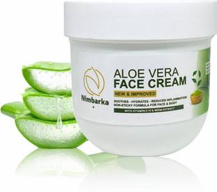 NIMBARKA Aloe Vera Face Cream Soothes, Hydrates, Reduces Inflammation, 250 ML Pack of 1