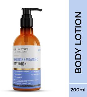 Dr. Sheth's Ceramide & Vitamin C Body Lotion, That Repairs & Brightens Skin 200 ml