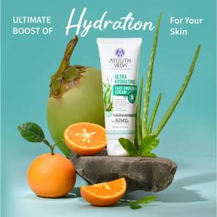 Ayouthveda Ultra Hydrating Face Emulsion Cream With Aloe Vera & Coconut Water