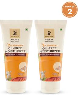 Pilgrim 2% Vitamin C OIL-FREE MOISTURIZER for brighter skin Pack of 2